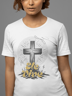 Nome do produto Camiseta - Ele vive