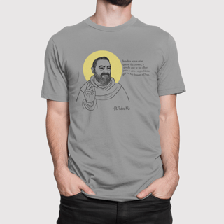 Nome do produto Camiseta - St. Padre Pio