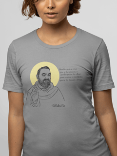 Nome do produto Camiseta - St. Padre Pio