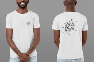 Nome do produto Camiseta - He is Risen
