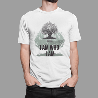 Nome do produto Camiseta - I am Who I am