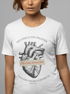 Nome do produto Camiseta - No meu Coração