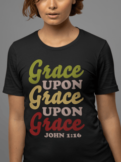 Nome do produto Camiseta - Grace Upon Grace