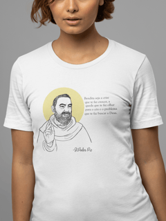 Nome do produto Camiseta - St. Padre Pio