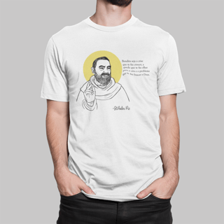 Nome do produto Camiseta - St. Padre Pio