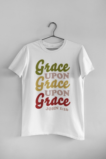Nome do produto Camiseta - Grace Upon Grace