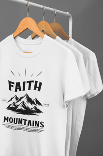 Nome do produto Camiseta - Faith Can Move Mountains