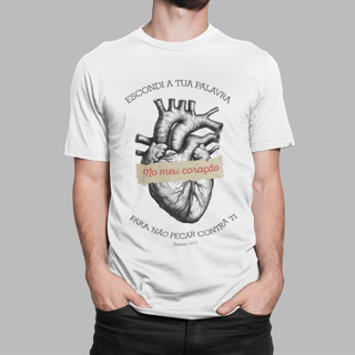 Nome do produto Camiseta - No meu Coração