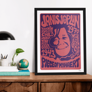 Nome do produto Poster Janis