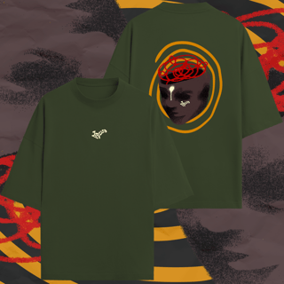 Sinapse Caótico - Overzided Verde Musgo