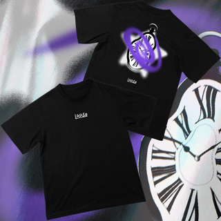 Ecos do Tempo - T-shirt Preta
