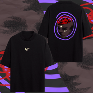 Sinapse Caótico - Oversized Preta