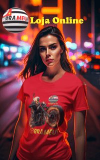 Nome do produto Camiseta Unisex  - ORRA MEU - MOTOQUEIRO