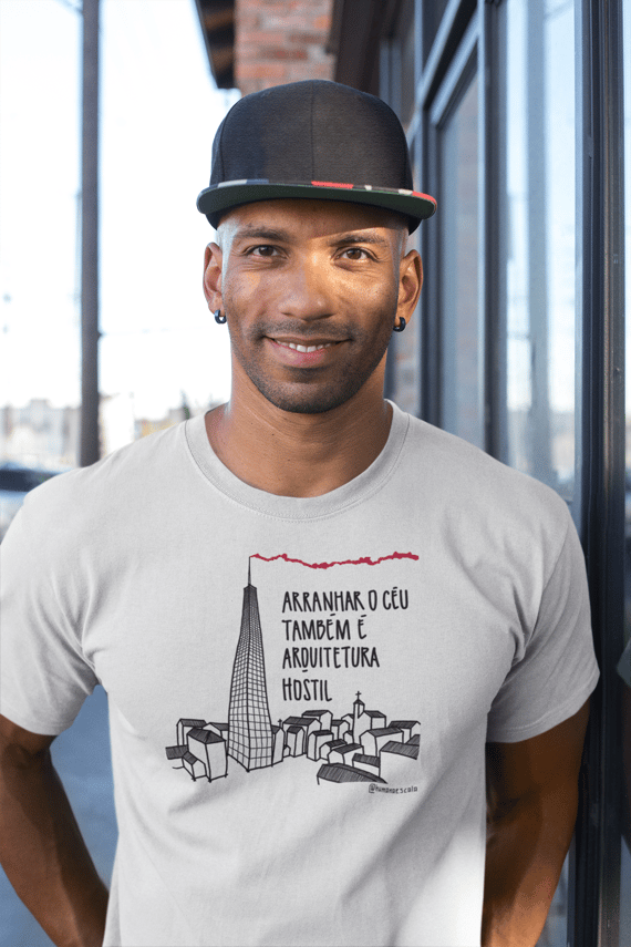 Camiseta Unissex Branca - Arquitetura Hostil