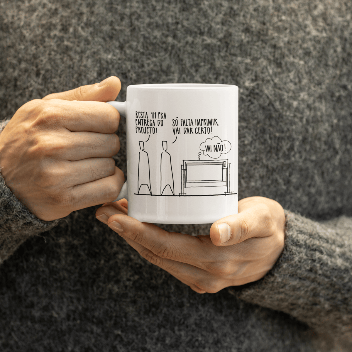 Nome do produto: Caneca - Vai não!