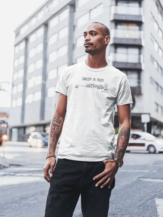 Camiseta Unissex Branca - Concepção do Projeto