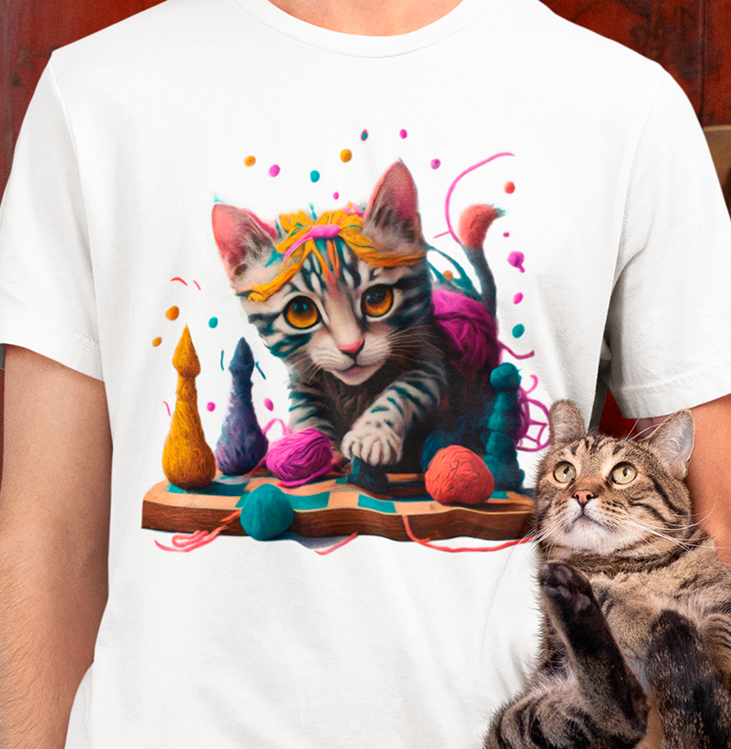 Nome do produto: Gato Colorido