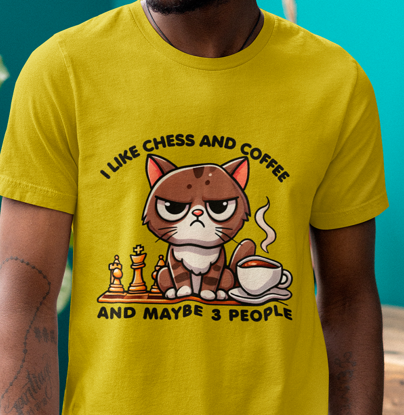 Nome do produto: I Like Chess and Coffee