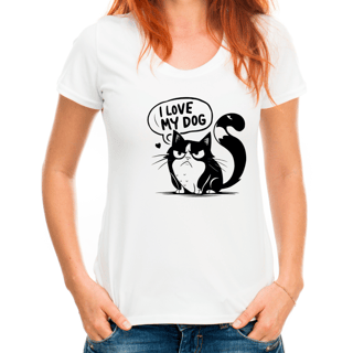 Nome do produto Camiseta Feminina Estilosa com Estampa Divertida - 