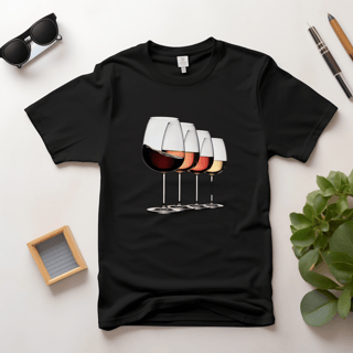 Nome do produto Camiseta Feminina para quem aprecia um bom vinho e um estilo único! 