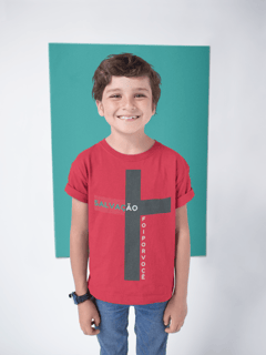 Nome do produto Camiseta Infantil (10 a 14 anos) Salvação - Foi por Você