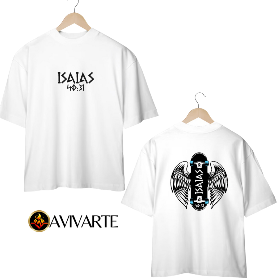 Isaías 40:31| Camisa OVERSIZED PREMIUM Unissex