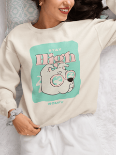 Nome do produto Stay High | Moletom Fechado