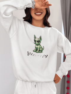 Nome do produto Alien Dog | Moletom Fechado