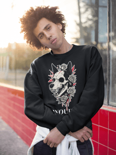 Nome do produto Flower Dog | Moletom Fechado