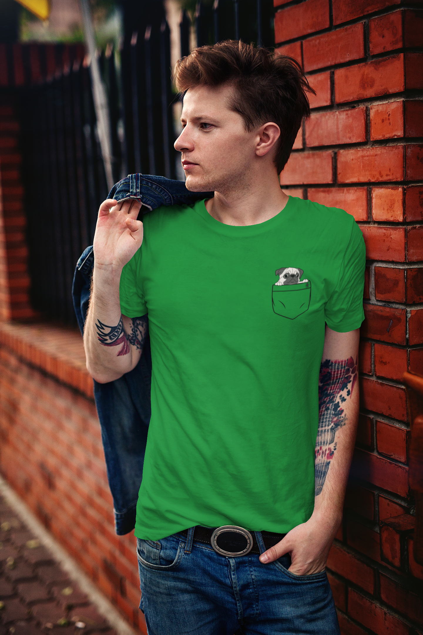 Pocket Pug | T-Shirt Quality