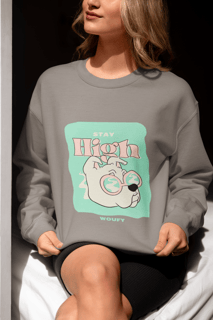 Nome do produto Stay High | Moletom Fechado