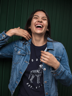 Nome do produto Skeleton Dog | T-Shirt Quality