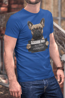 Nome do produto Bulldog Acusado | T-Shirt Quality