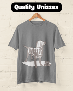Nome do produto More Coffee Please | T-Shirt Quality