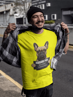 Nome do produto Bulldog Acusado | T-Shirt Quality