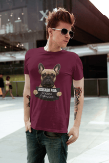 Nome do produto Bulldog Acusado | T-Shirt Quality