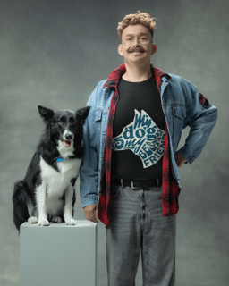 Nome do produto My dog is my best friend | T-Shirt Quality