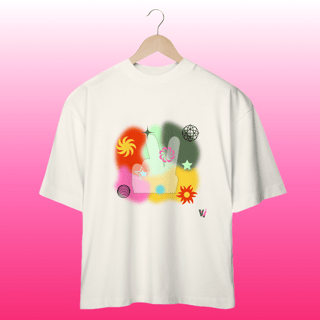 Nome do produto camisa oversized symbols vibes