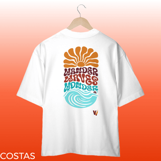 camisa oversized wander waves wonder