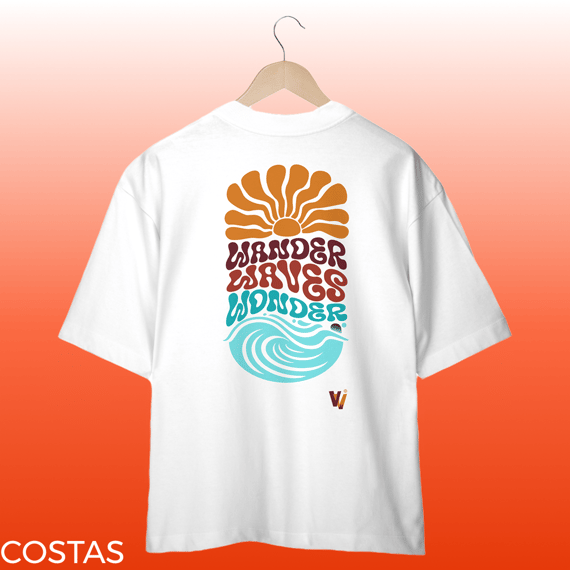 camisa oversized wander waves wonder