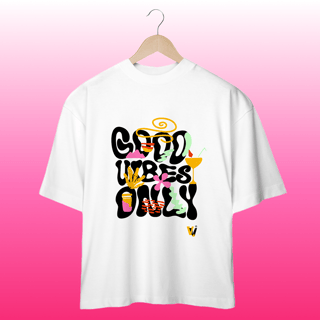 Nome do produto camisa oversized good vibes only