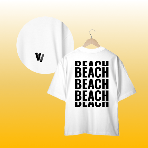 camisa oversized beach