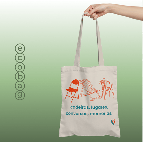 ecobag cadeiras e memórias