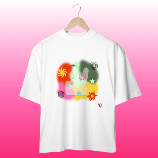 Nome do produto camisa oversized symbols vibes