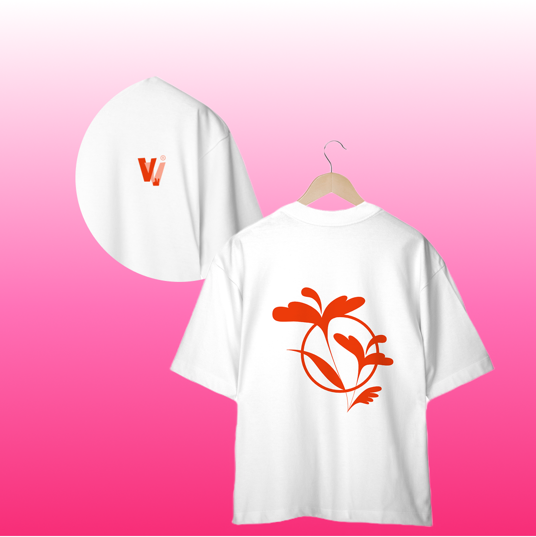 Nome do produto: camisa oversized gota da flor