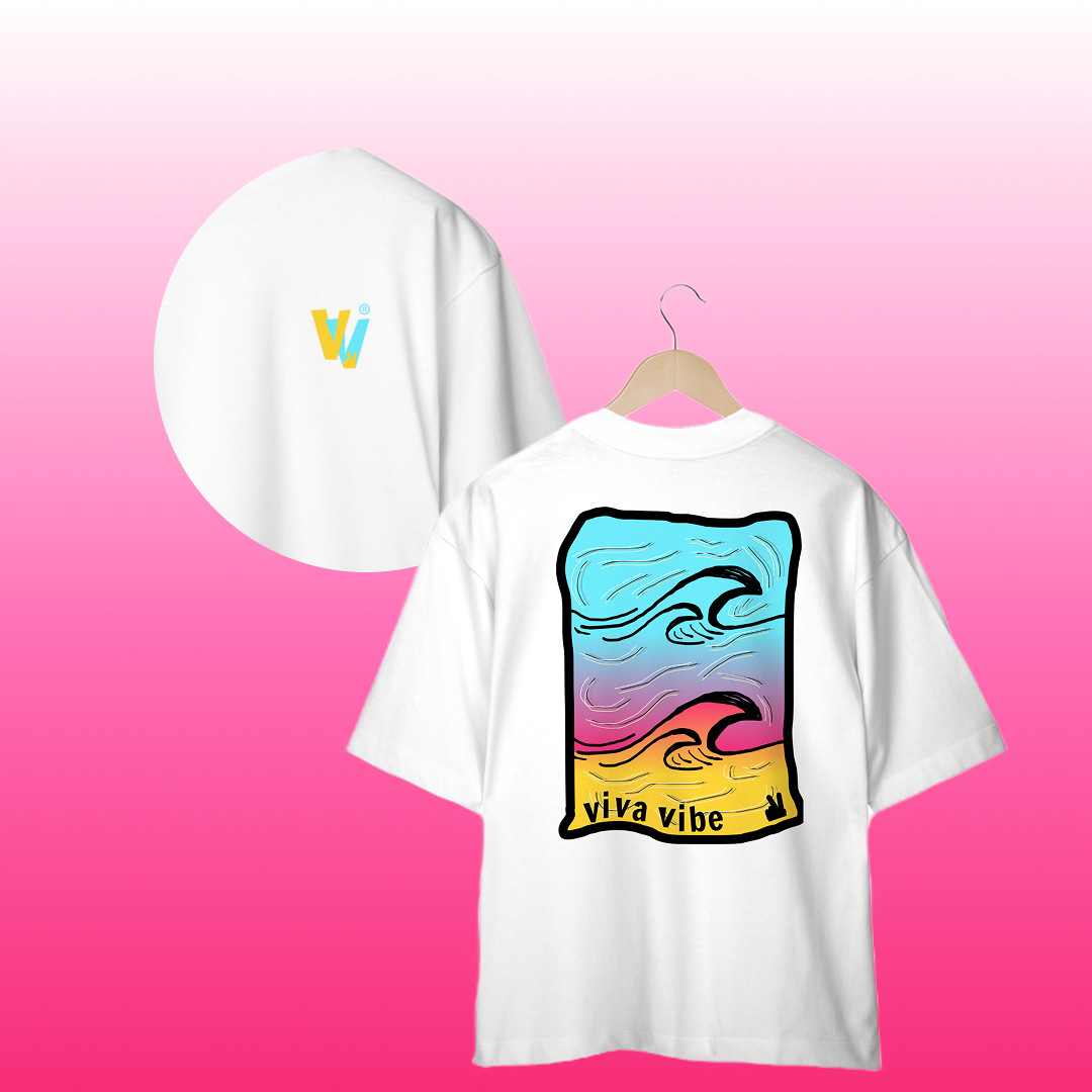 Nome do produto: camisa oversized viver na onda