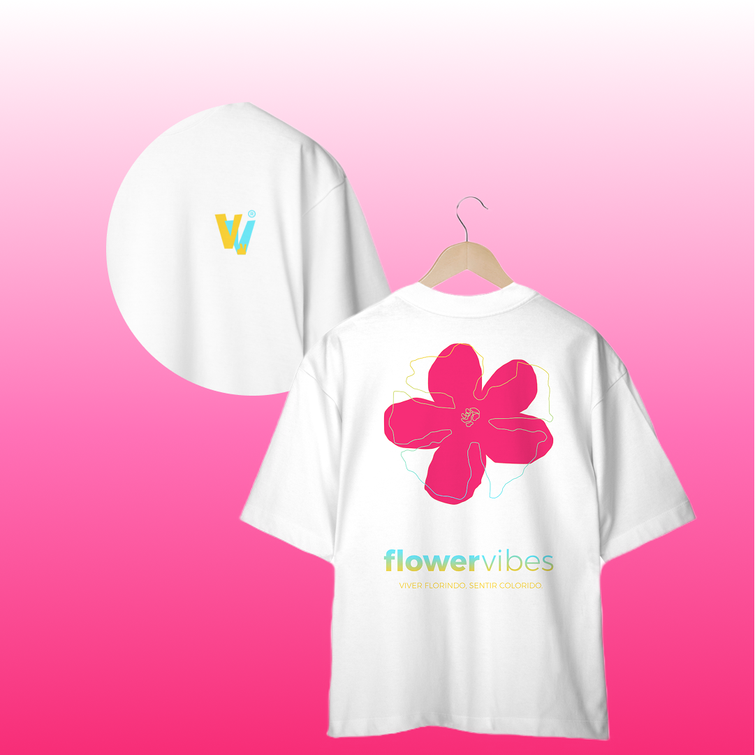 Nome do produto: camisa oversized flower vibes