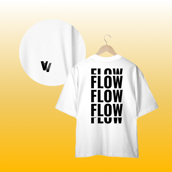 camisa oversized flow