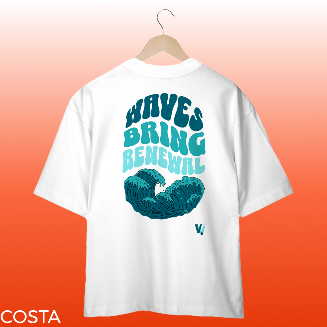 Nome do produto: camisa oversized waves bring renewal