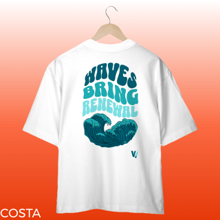 camisa oversized waves bring renewal